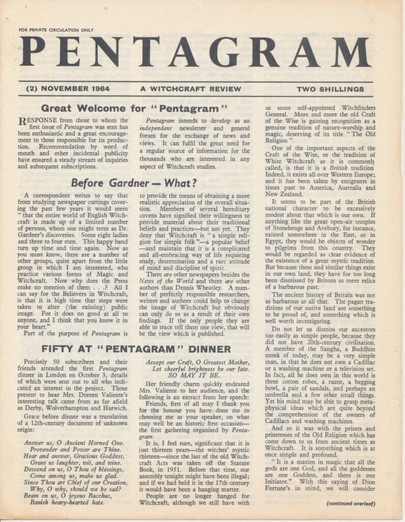 Pentagram issue 2 November 1964